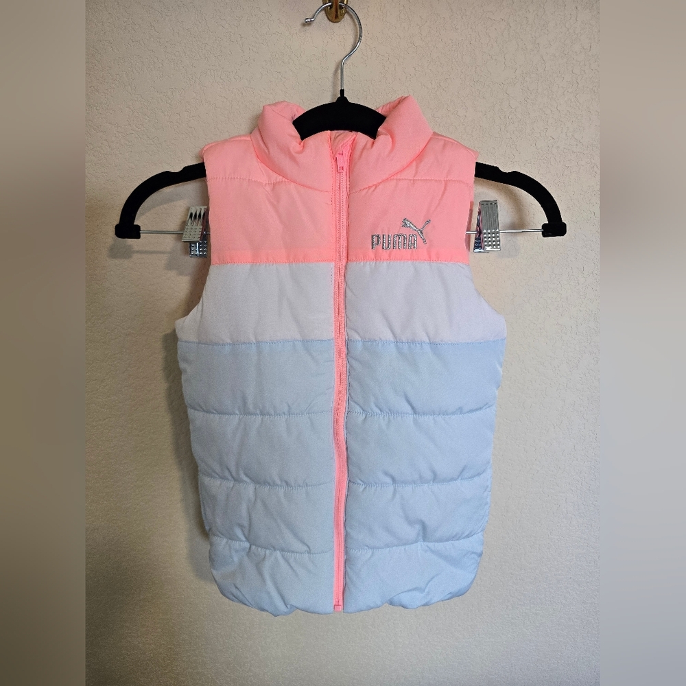 Puma Pink and Light Blue Vest